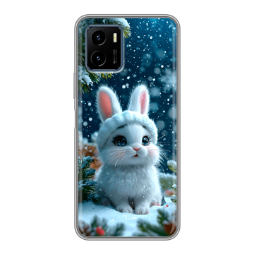 Силиконовый чехол на Vivo Y15s с принтом Новый год
