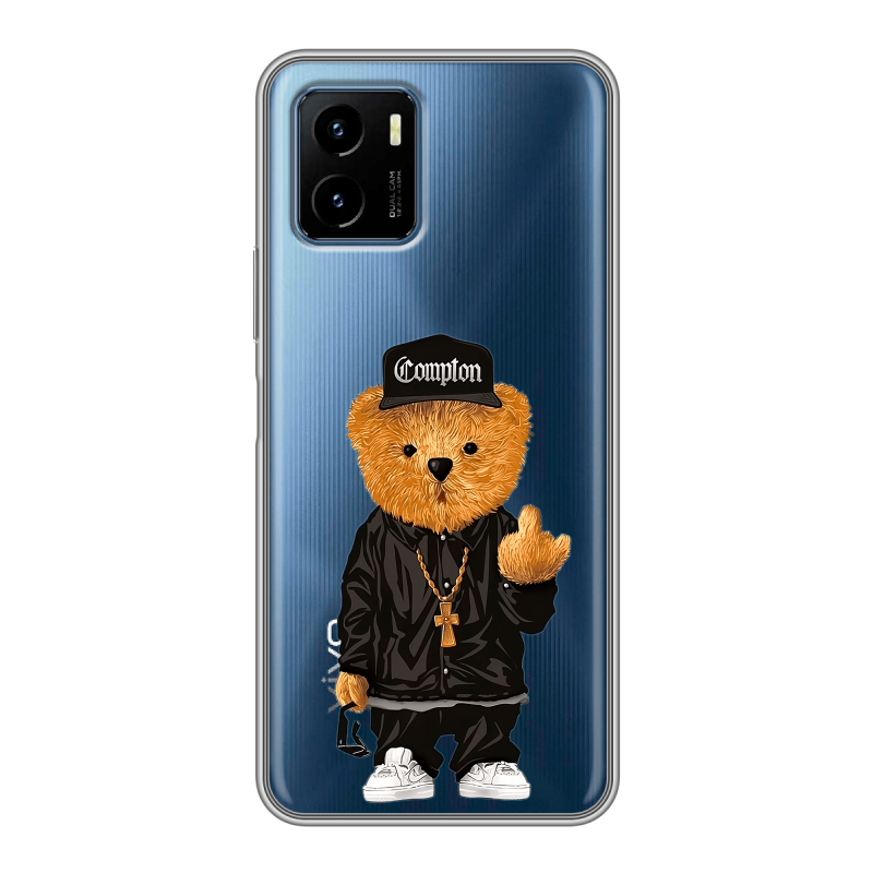 Силиконовый чехол на Vivo Y15s с принтом Мишка Силиконовый чехол на Vivo Y15s с принтом Мишка