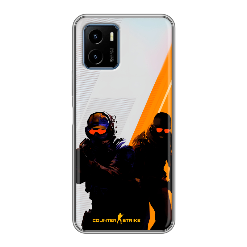 Силиконовый чехол на Vivo Y15s с принтом Контер страйк Counter strike Силиконовый чехол на Vivo Y15s с принтом Контер страйк Counter strike
