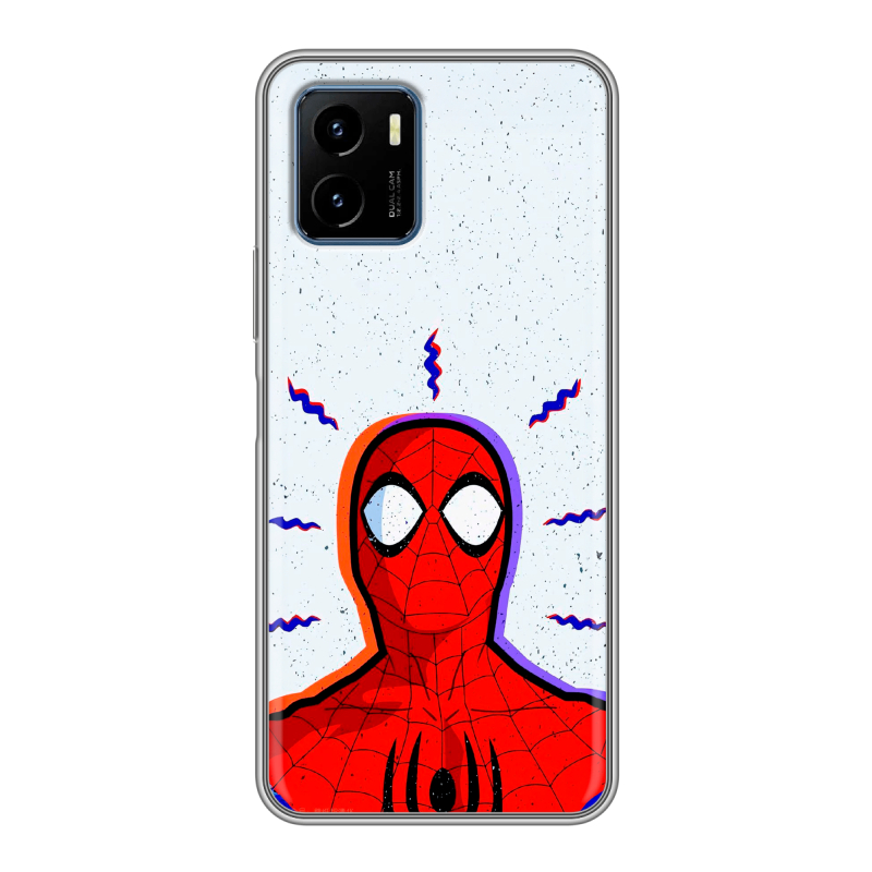 Силиконовый чехол на Vivo Y15s с принтом Spiderman Человек паук Силиконовый чехол на Vivo Y15s с принтом Spiderman Человек паук