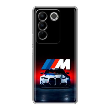 Силиконовый чехол на Vivo V27 PRO с принтом БМВ BMW