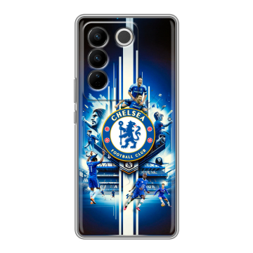 Силиконовый чехол на Vivo V27 PRO с принтом Chelsea Челси