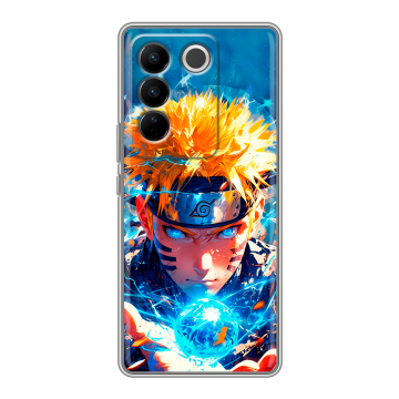 Силиконовый чехол на Vivo V27 PRO с принтом Аниме Наруто Naruto