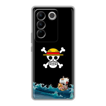 Силиконовый чехол на Vivo V27 PRO с принтом One Piece Ван Пис
