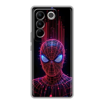 Силиконовый чехол на Vivo V27 PRO с принтом Spiderman Человек паук