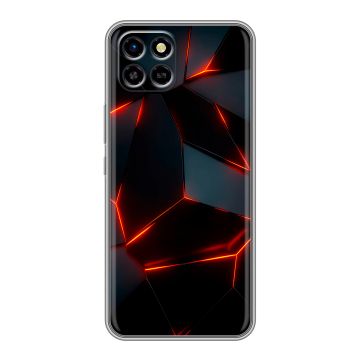 Силиконовый чехол на Infinix SMART 6 HD с принтом Яркие абстракции Силиконовый чехол на Infinix SMART 6 HD с принтом Яркие абстракции