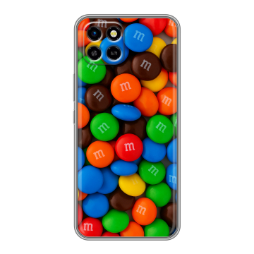 Силиконовый чехол на Infinix SMART 6 HD с принтом Конфеты Силиконовый чехол на Infinix SMART 6 HD с принтом Конфеты