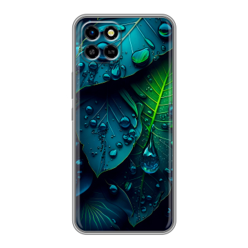 Силиконовый чехол на Infinix SMART 6 HD с принтом Листья Силиконовый чехол на Infinix SMART 6 HD с принтом Листья