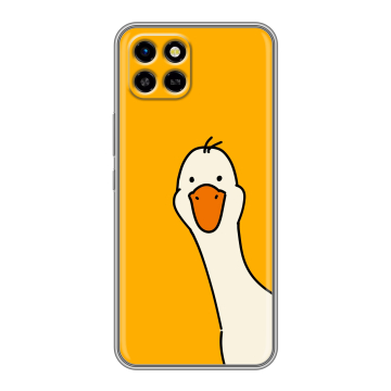 Силиконовый чехол на Infinix SMART 6 HD с принтом Утка