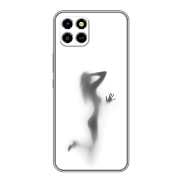 Силиконовый чехол на Infinix SMART 6 HD с принтом Силуэт