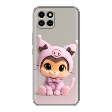 Силиконовый чехол на Infinix SMART 6 HD с принтом Куроми Kuromi 