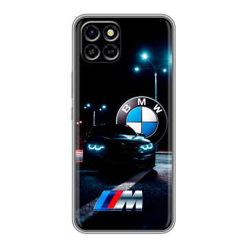 Силиконовый чехол на Infinix SMART 6 HD с принтом БМВ BMW Силиконовый чехол на Infinix SMART 6 HD с принтом БМВ BMW
