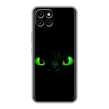 Силиконовый чехол на Infinix SMART 6 HD с принтом Как приручить дракона