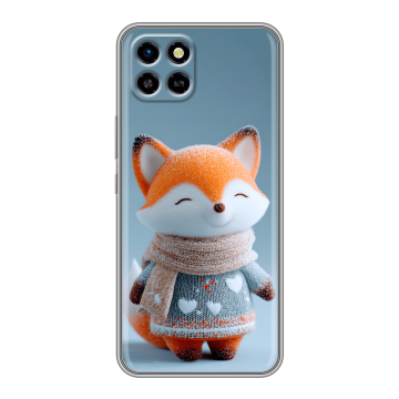 Силиконовый чехол на Infinix SMART 6 HD с принтом Лиса
