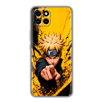 Силиконовый чехол на Infinix SMART 6 HD с принтом Naruto Наруто