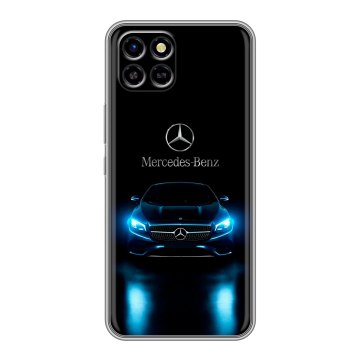Силиконовый чехол на Infinix SMART 6 HD с принтом Mercedes Мерседес
