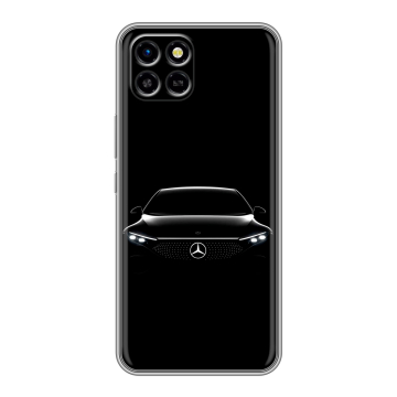 Силиконовый чехол на Infinix SMART 6 HD с принтом Mercedes Мерседес