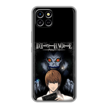 Силиконовый чехол на Infinix SMART 6 HD с принтом Death note Тетрадь смерти