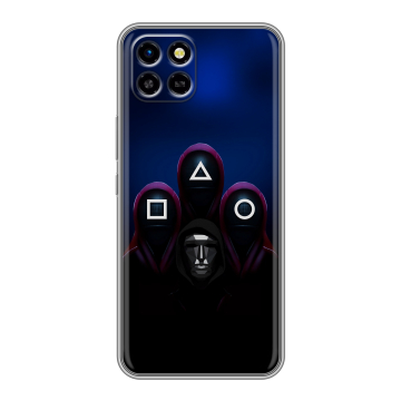 Силиконовый чехол на Infinix SMART 6 HD с принтом Игра Кальмара