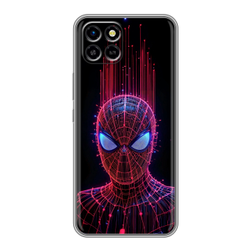 Силиконовый чехол на Infinix SMART 6 HD с принтом Spiderman Человек паук
