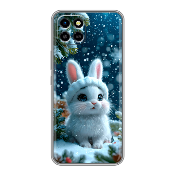 Силиконовый чехол на Infinix SMART 6 HD с принтом Новый год