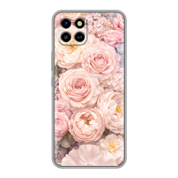 Силиконовый чехол на Infinix SMART 6 HD с принтом женский