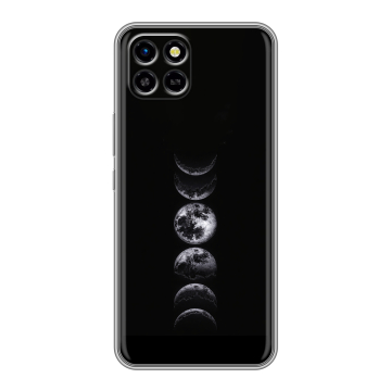 Силиконовый чехол на Infinix SMART 6 HD с принтом женский