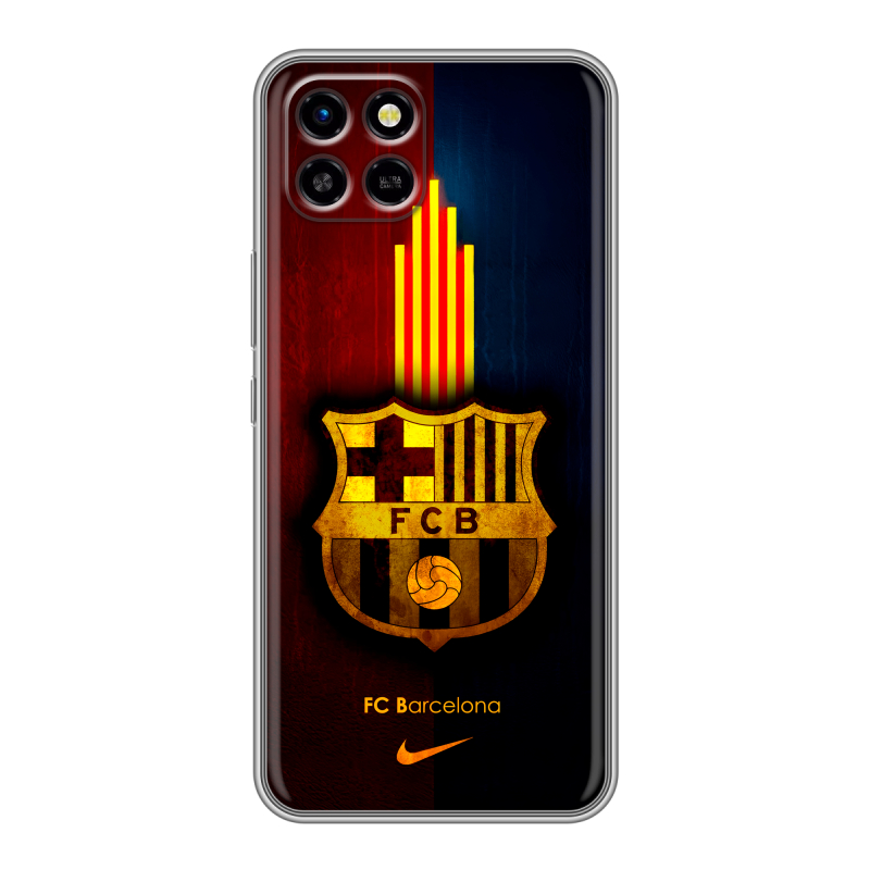 Силиконовый чехол на Infinix SMART 6 HD с принтом Барселона Barcelona Силиконовый чехол на Infinix SMART 6 HD с принтом Барселона Barcelona