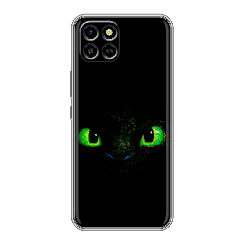 Силиконовый чехол на Infinix SMART 6 HD с принтом Как приручить дракона Силиконовый чехол на Infinix SMART 6 HD с принтом Как приручить дракона
