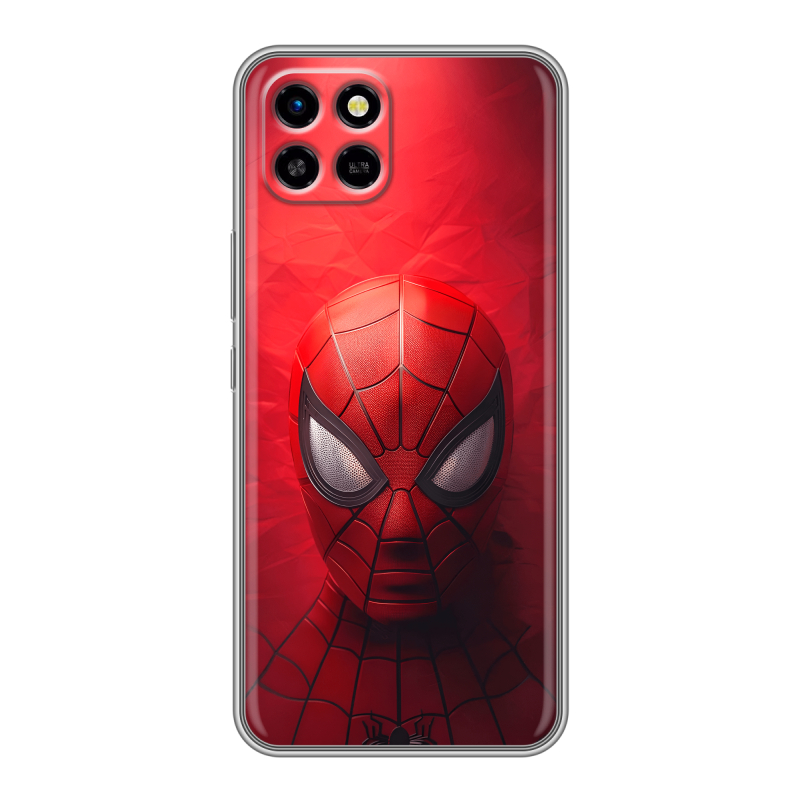 Силиконовый чехол на Infinix SMART 6 HD с принтом Spiderman Человек паук Силиконовый чехол на Infinix SMART 6 HD с принтом Spiderman Человек паук