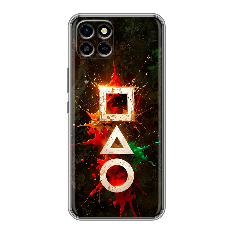 Силиконовый чехол на Infinix SMART 6 HD с принтом Squid Game Игра кальмара Силиконовый чехол на Infinix SMART 6 HD с принтом Squid Game Игра кальмара