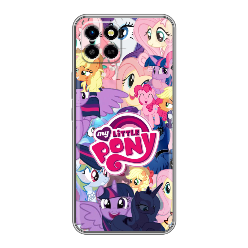Силиконовый чехол на Infinix SMART 6 HD с принтом My little pony Дружба чудо Силиконовый чехол на Infinix SMART 6 HD с принтом My little pony Дружба чудо