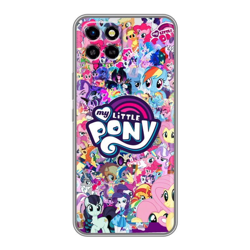 Силиконовый чехол на Infinix SMART 6 HD с принтом My little pony Дружба чудо Силиконовый чехол на Infinix SMART 6 HD с принтом My little pony Дружба чудо