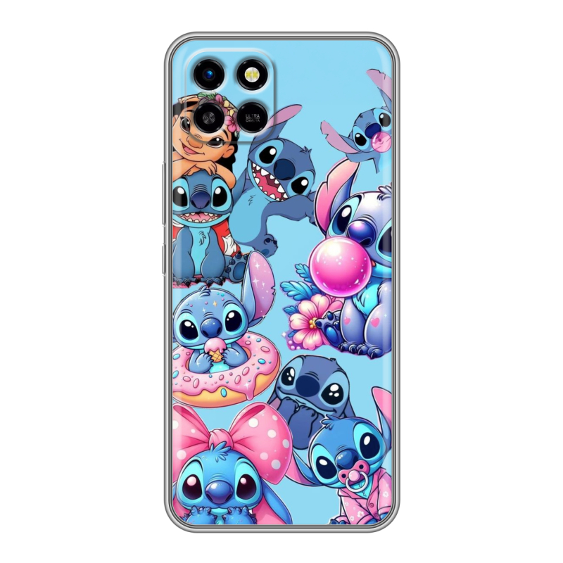 Силиконовый чехол на Infinix SMART 6 HD с принтом Лило и Стич Силиконовый чехол на Infinix SMART 6 HD с принтом Лило и Стич