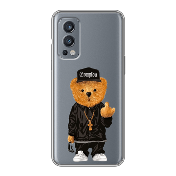 Силиконовый чехол на OnePlus Nord 2 с принтом Мишка Силиконовый чехол на OnePlus Nord 2 с принтом Мишка