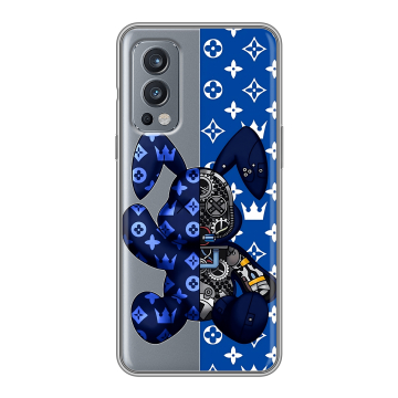 Силиконовый чехол на OnePlus Nord 2 с принтом Луи робот Силиконовый чехол на OnePlus Nord 2 с принтом Луи робот