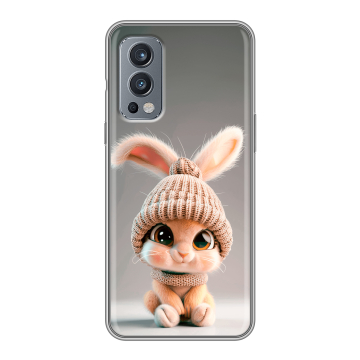 Силиконовый чехол на OnePlus Nord 2 с принтом Кролик Силиконовый чехол на OnePlus Nord 2 с принтом Кролик
