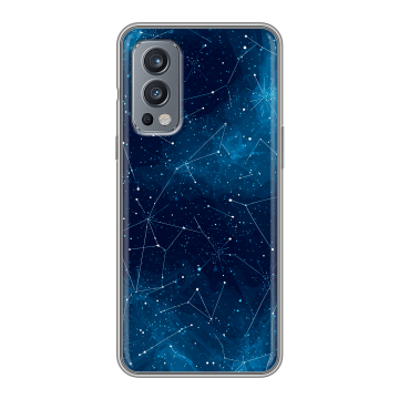 Силиконовый чехол на OnePlus Nord 2 с принтом Космос звезды Силиконовый чехол на OnePlus Nord 2 с принтом Космос звезды