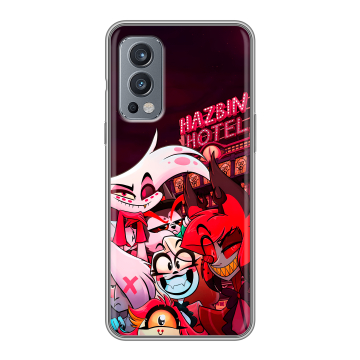 Силиконовый чехол на OnePlus Nord 2 с принтом Hazbin Hotel Отель Хазбин Силиконовый чехол на OnePlus Nord 2 с принтом Hazbin Hotel Отель Хазбин