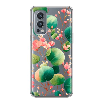 Силиконовый чехол на OnePlus Nord 2 с принтом женский