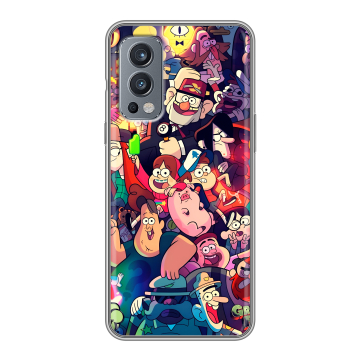 Силиконовый чехол на OnePlus Nord 2 с принтом Gravity Falls Гравити Фолз Силиконовый чехол на OnePlus Nord 2 с принтом Gravity Falls Гравити Фолз