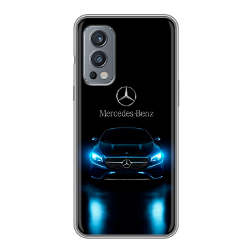 Силиконовый чехол на OnePlus Nord 2 с принтом Mercedes Мерседес Силиконовый чехол на OnePlus Nord 2 с принтом Mercedes Мерседес