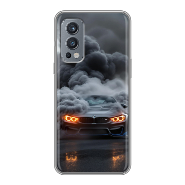 Силиконовый чехол на OnePlus Nord 2 с принтом BMW БМВ Силиконовый чехол на OnePlus Nord 2 с принтом BMW БМВ