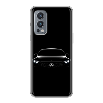 Силиконовый чехол на OnePlus Nord 2 с принтом Mercedes Мерседес Силиконовый чехол на OnePlus Nord 2 с принтом Mercedes Мерседес