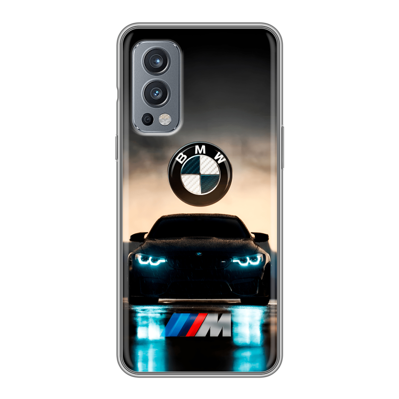 Силиконовый чехол на OnePlus Nord 2 с принтом БМВ BMW Силиконовый чехол на OnePlus Nord 2 с принтом БМВ BMW