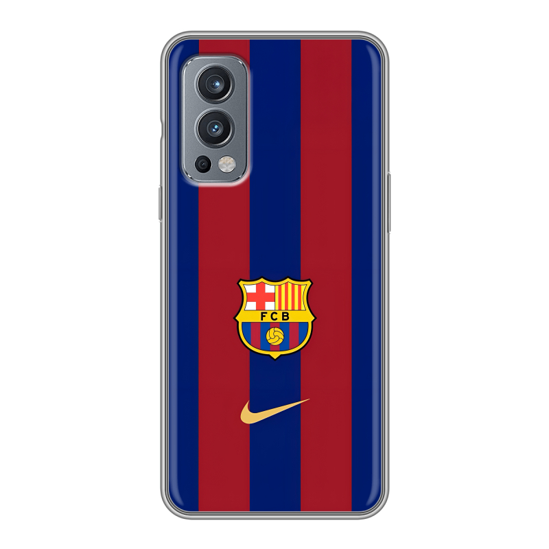 Силиконовый чехол на OnePlus Nord 2 с принтом Барселона Barcelona Силиконовый чехол на OnePlus Nord 2 с принтом Барселона Barcelona