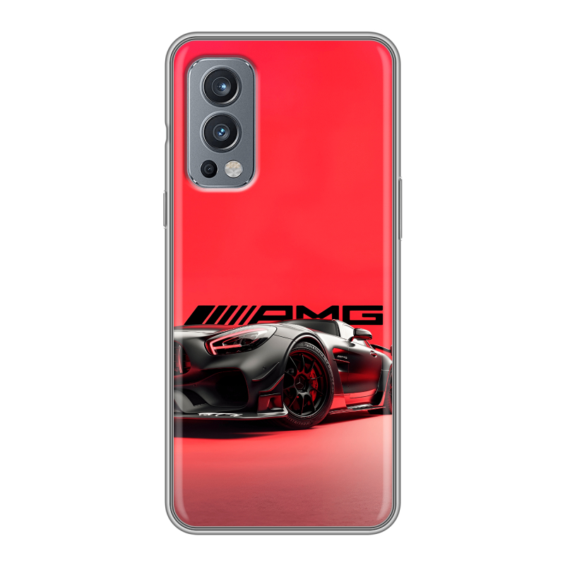 Силиконовый чехол на OnePlus Nord 2 с принтом Мерседес Mercedes AMG Силиконовый чехол на OnePlus Nord 2 с принтом Мерседес Mercedes AMG