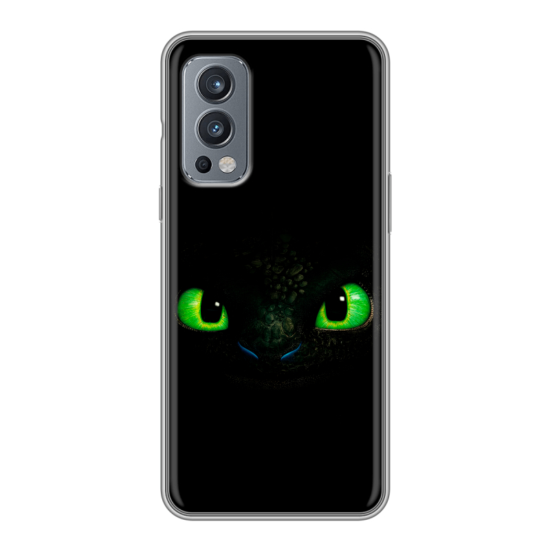 Силиконовый чехол на OnePlus Nord 2 с принтом Как приручить дракона Силиконовый чехол на OnePlus Nord 2 с принтом Как приручить дракона