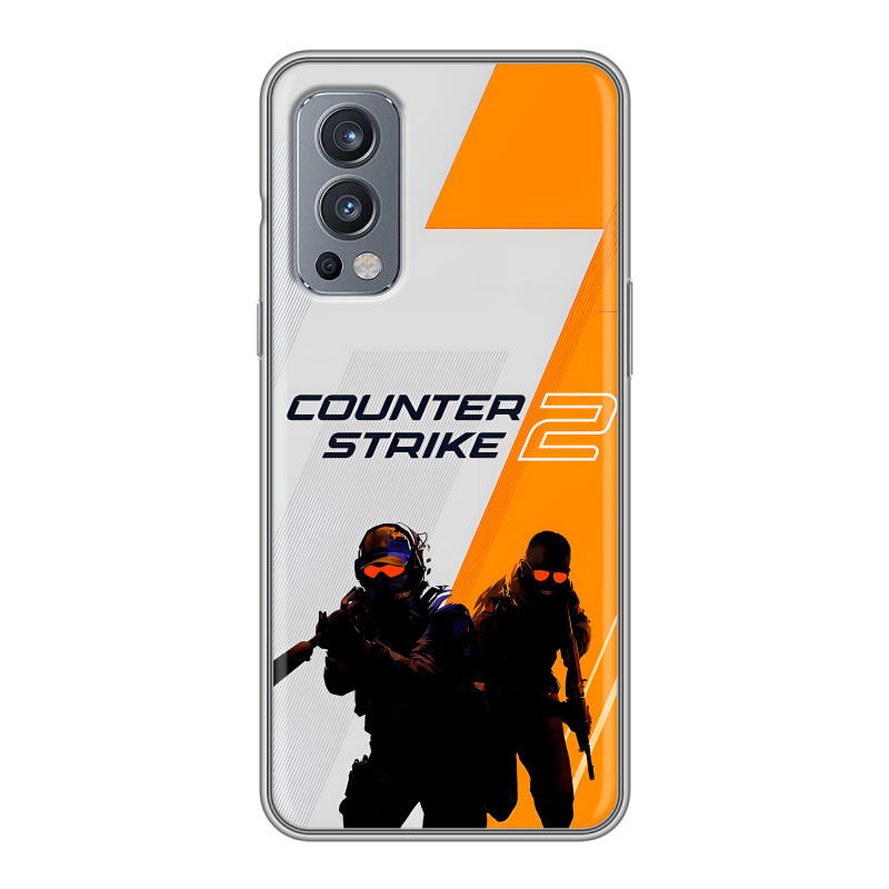 Силиконовый чехол на OnePlus Nord 2 с принтом Counter Strike Силиконовый чехол на OnePlus Nord 2 с принтом Counter Strike