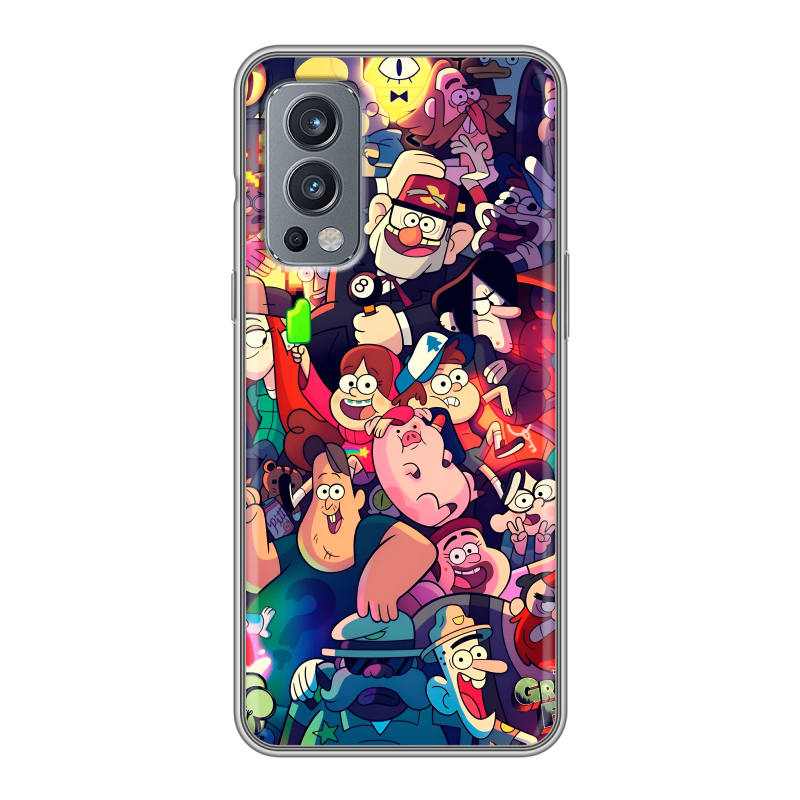 Силиконовый чехол на OnePlus Nord 2 с принтом Gravity Falls Гравити Фолз Силиконовый чехол на OnePlus Nord 2 с принтом Gravity Falls Гравити Фолз